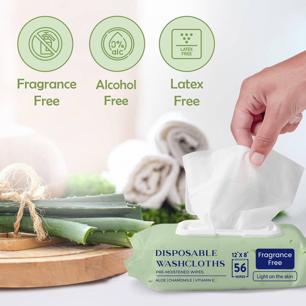 ProHeal wipes are non-flushable, fragrance-free, and alcohol-free for gentle care