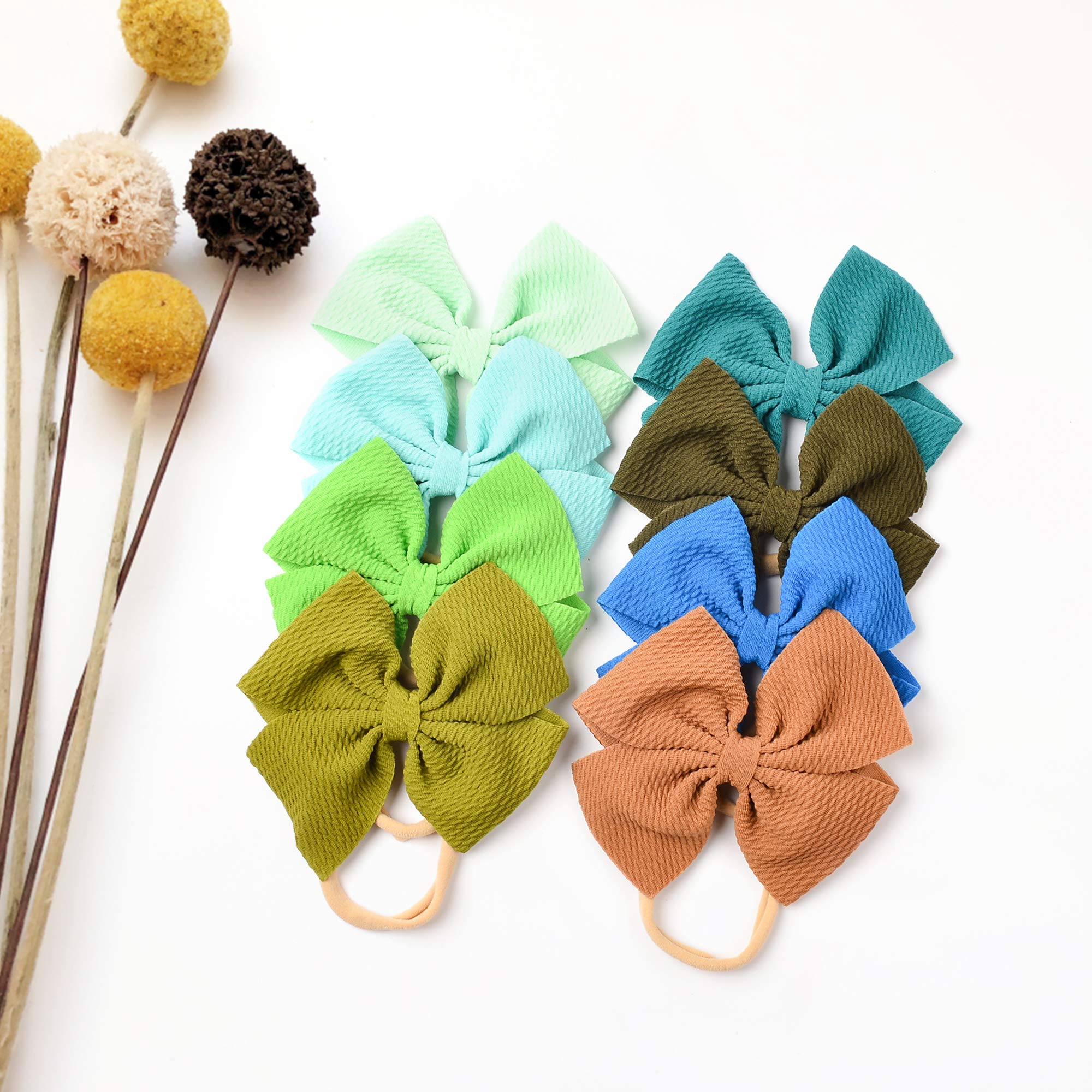Prohouse gift-ready set of bows for baby showers and newborn photography.