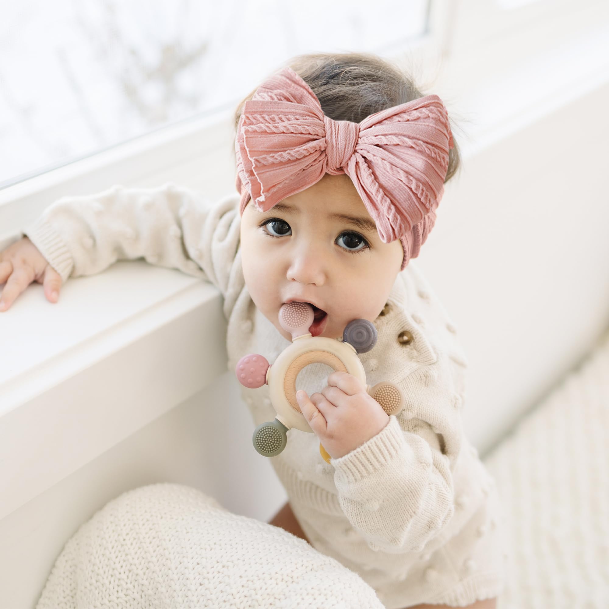 Prohouse gift ready headbands ideal for baby showers or birthdays.