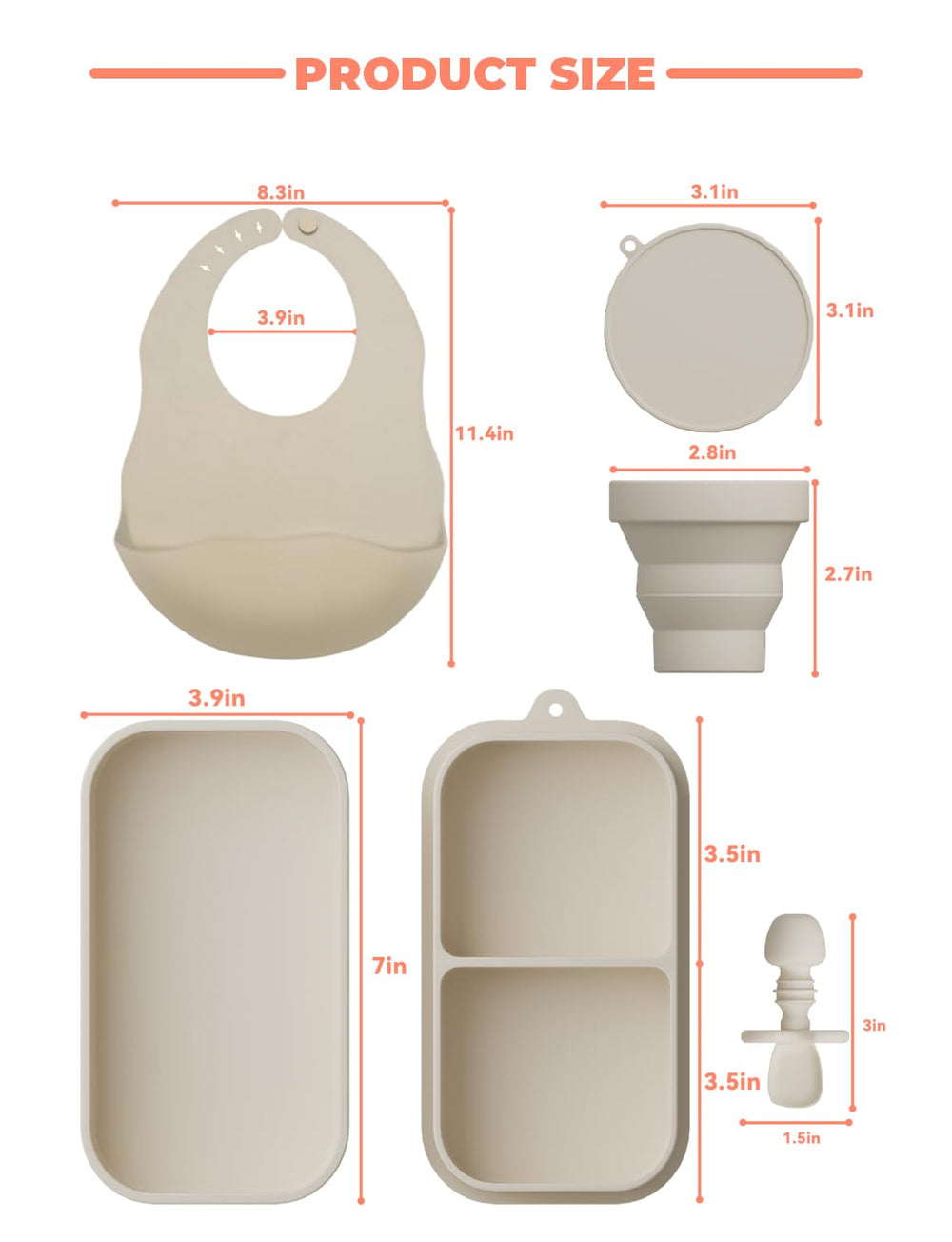 Proium two-plate stitched design helps contain meals and reduce spills