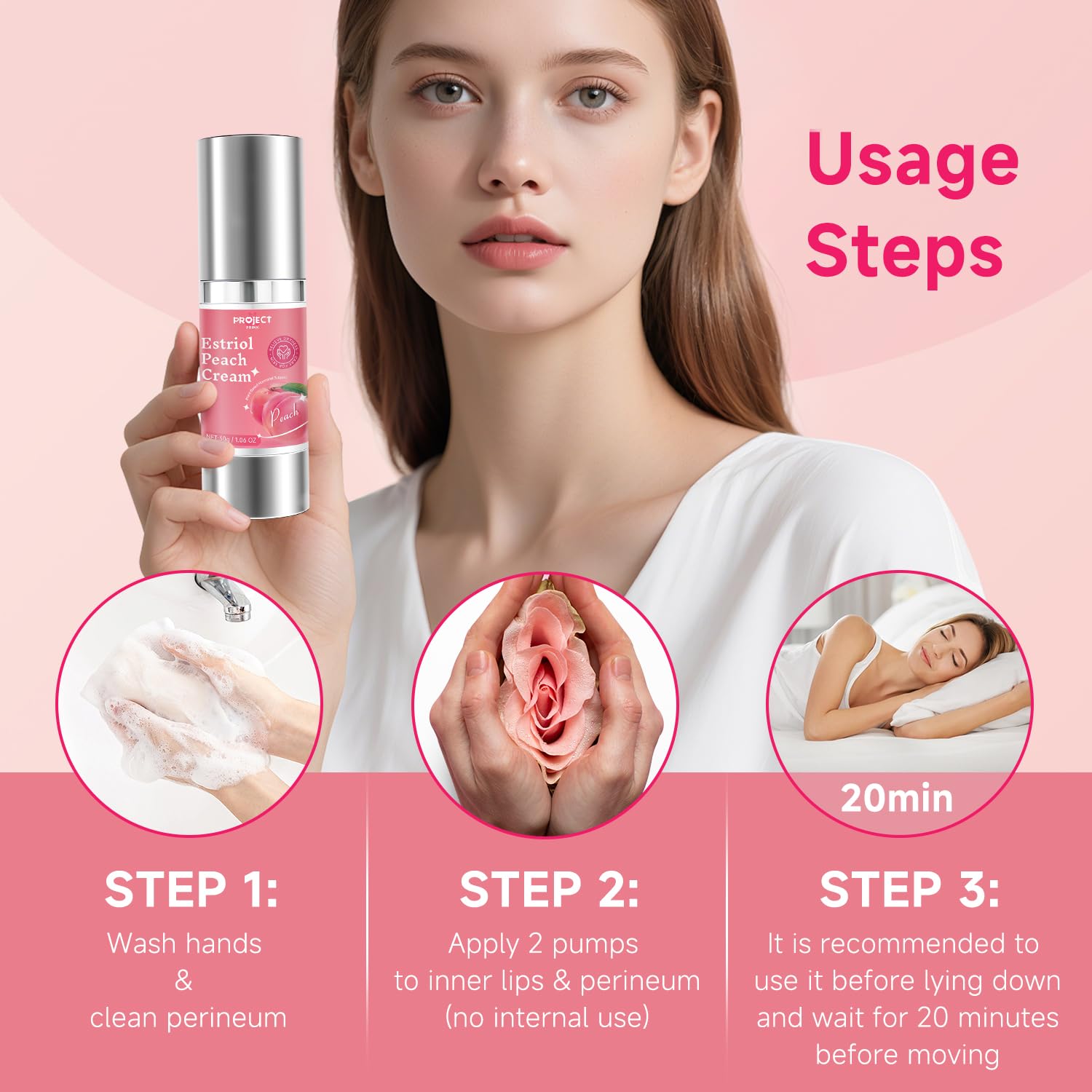 PROJECT PRINK natural plant extracts hydrate and balance intimate skin