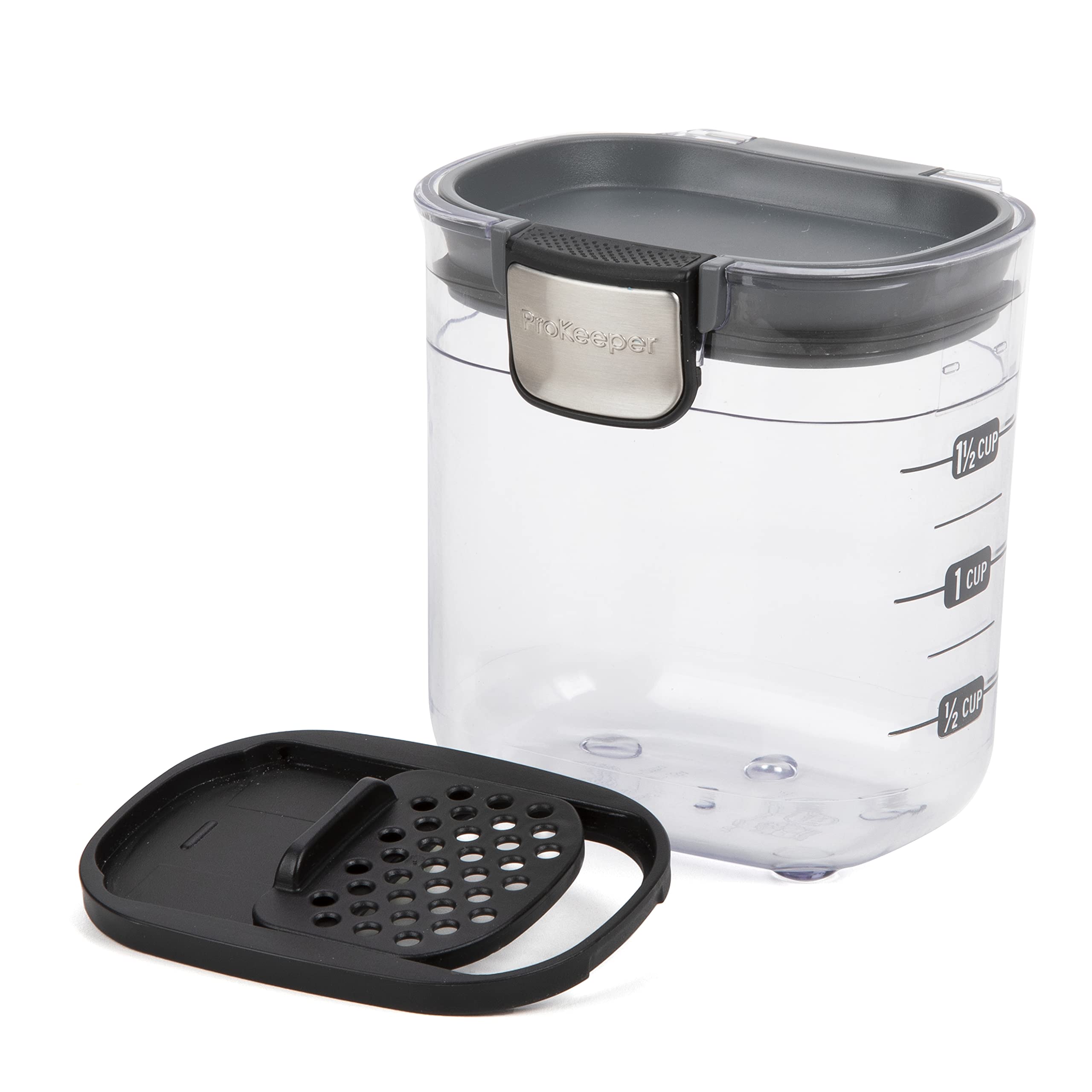 ProKeeper+ mini 1.5-cup container with airtight seal preserves spices.