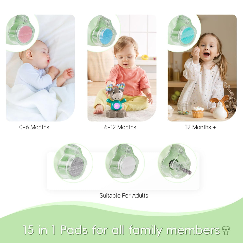 Prolixity safety system protects delicate baby nails during filing