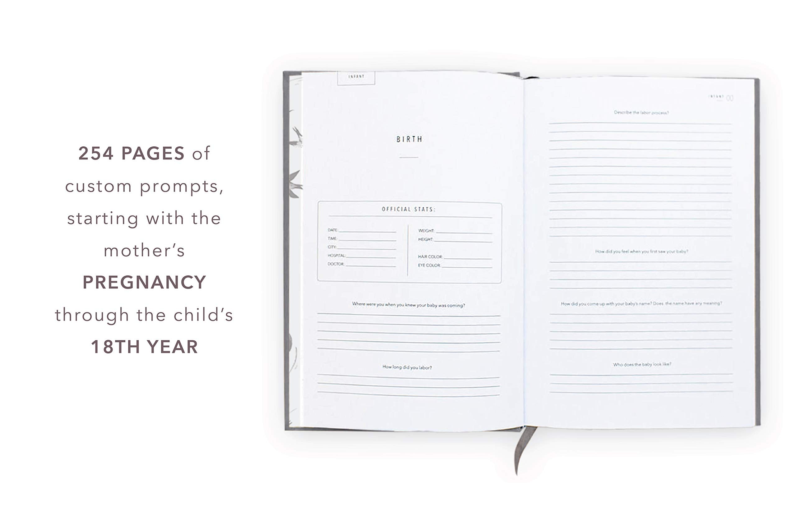 Childhood memory section helps log milestones from age 0 to 18