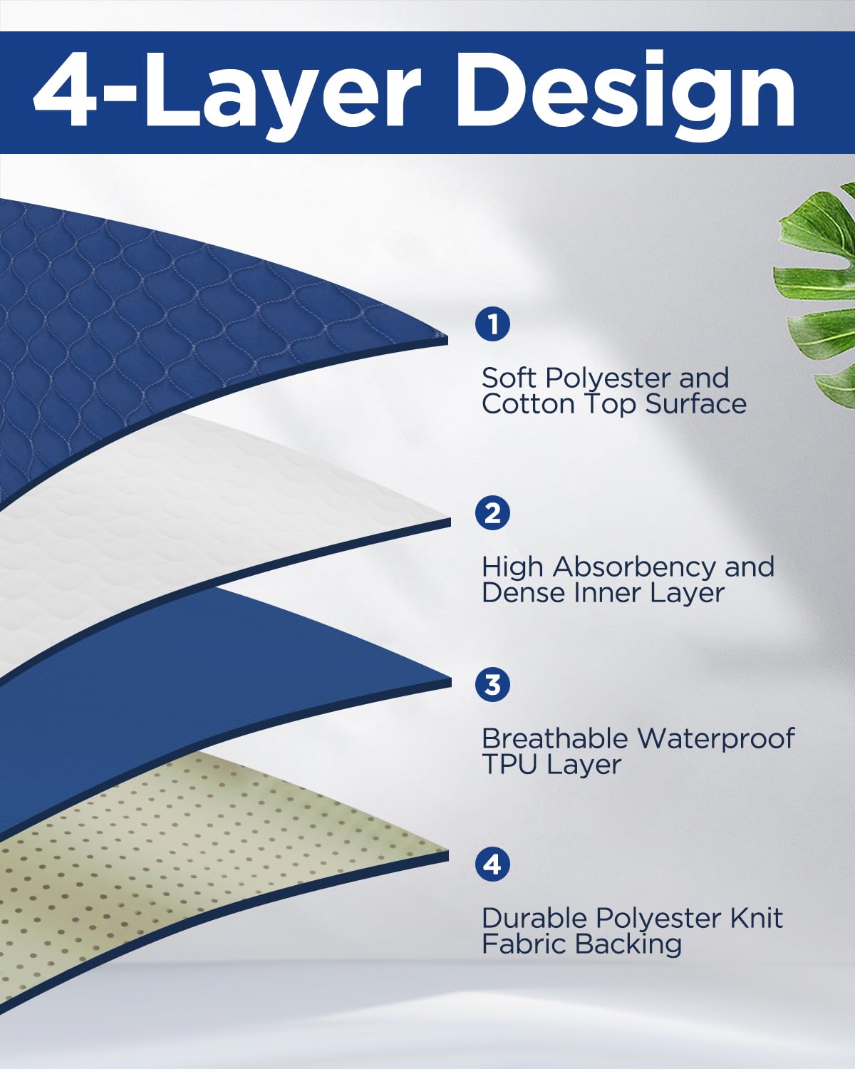 Pronior waterproof surface keeps bedding dry during night use.