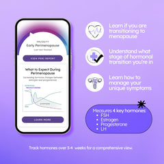 Proov Empower LH strip helps track ovulation patterns at home.