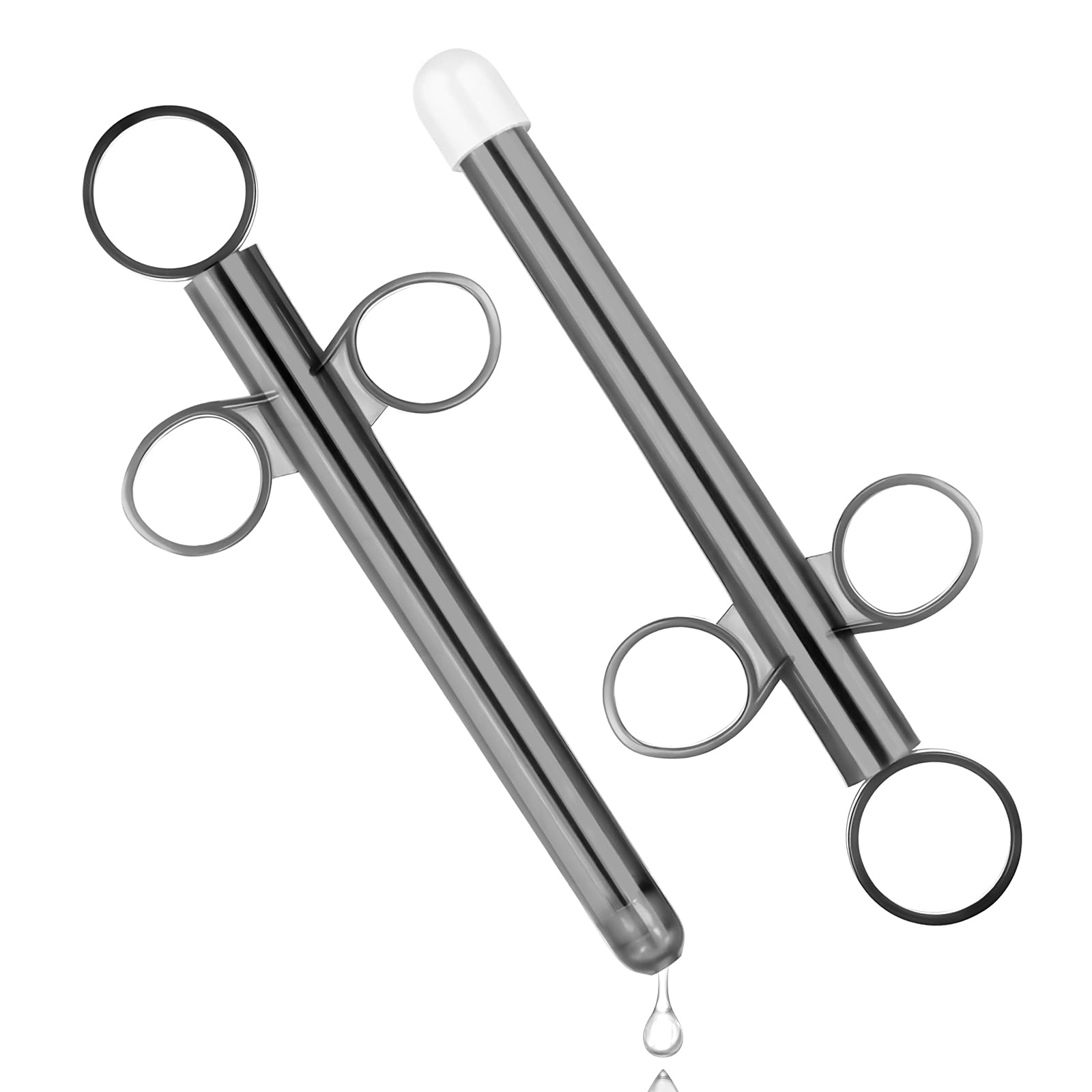 PropoDusche 2-pack lube applicator syringes for dual-use lubrication.