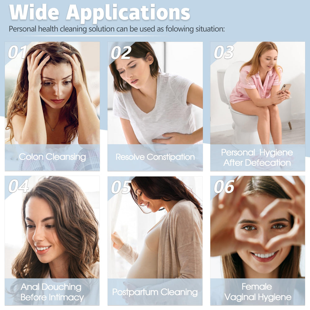 PropoDusche body-safe silicone nozzle is non-toxic and latex-free.