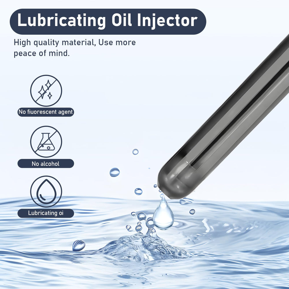 PropoDusche reusable lube syringe kit, easy to clean after use.