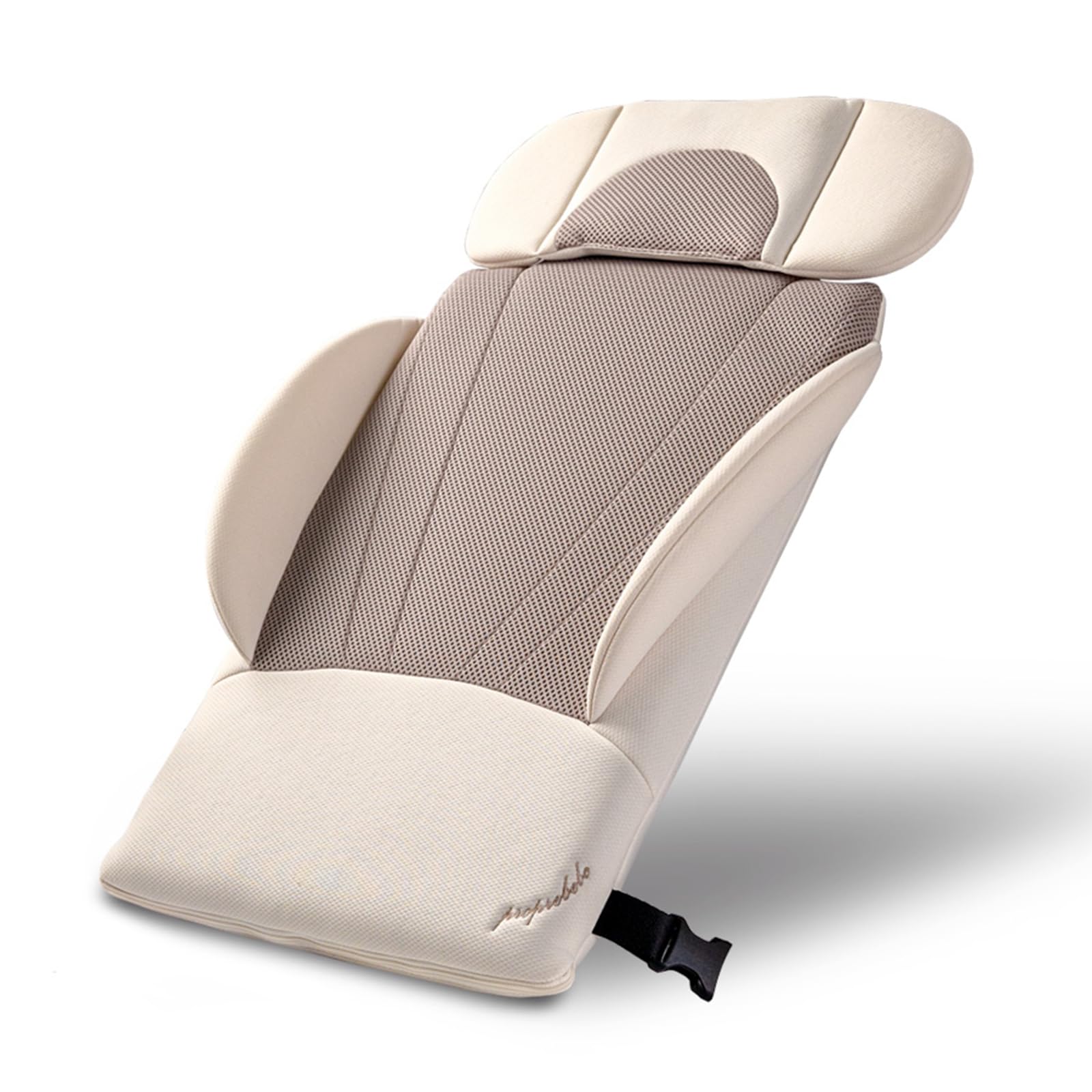 Proprebebe PPBB car-changing-pad in ivory-black for private diaper changes on the go.