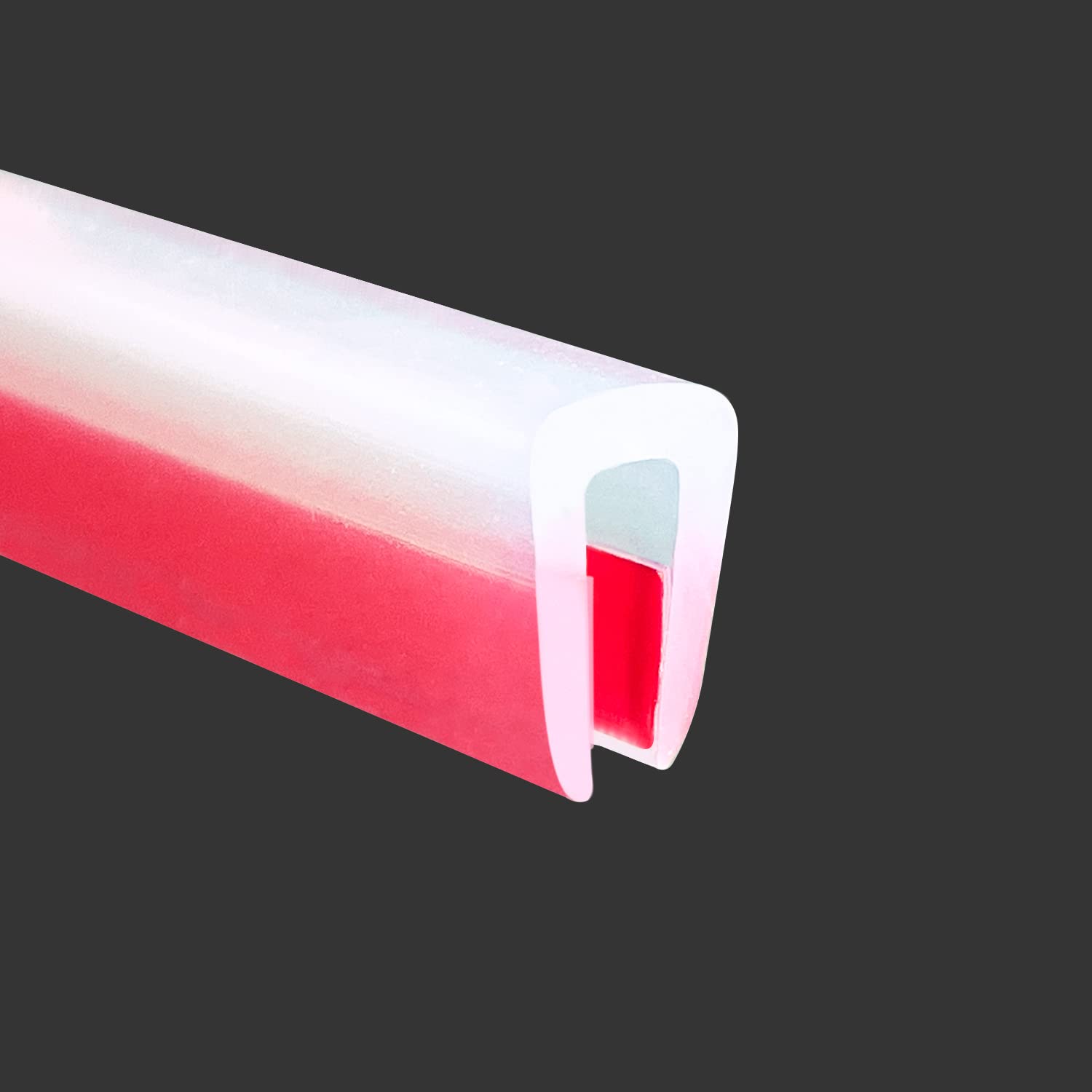 Protalwell Clear Rubber Edge Trim adhesive application protecting sheet metal edges.