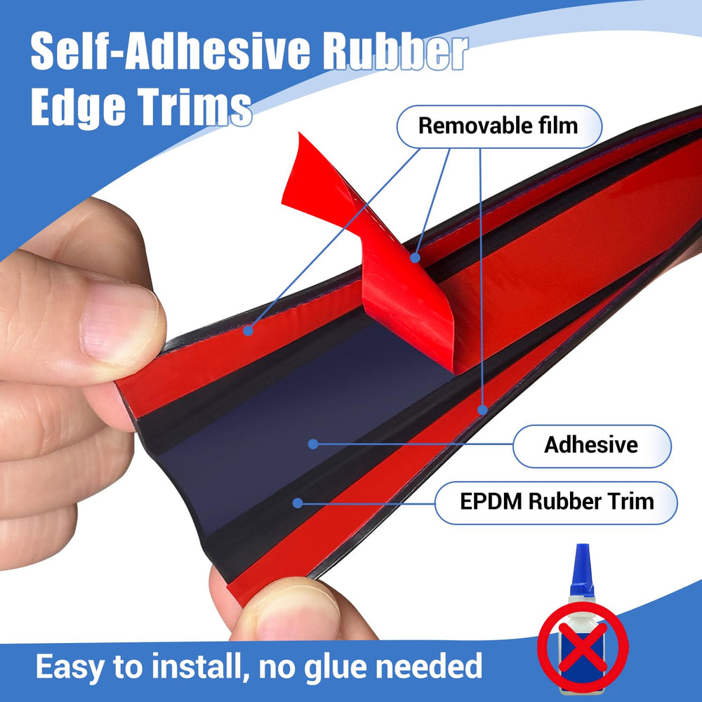 Protalwell edge banding with three-sided adhesive ensures stable, clean corners on furniture.