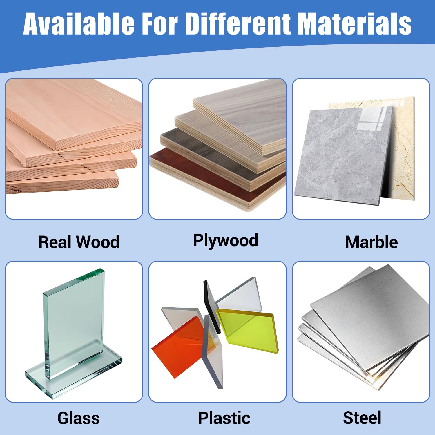 Protalwell furniture edge guard protecting tables and shelves from burr edges.