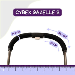 PROTEC TIF zipped handlebar cover demonstrates easy, secure fit.