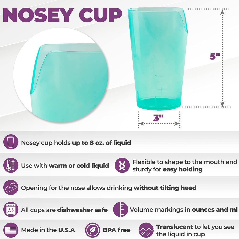 Providence Spillproof Nosey Cup 8oz in kitchen with dishwasher-safe design