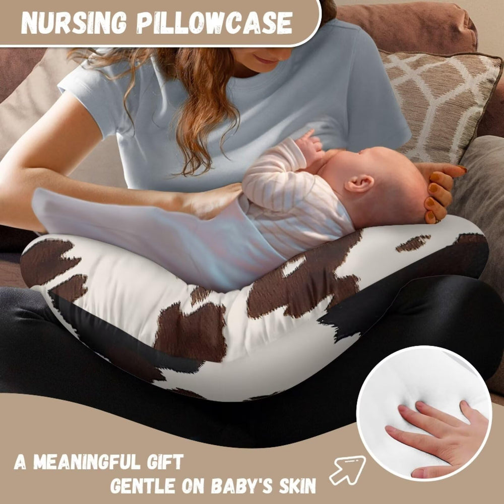 Psesaysky cow pillow cover easy care and machine washable