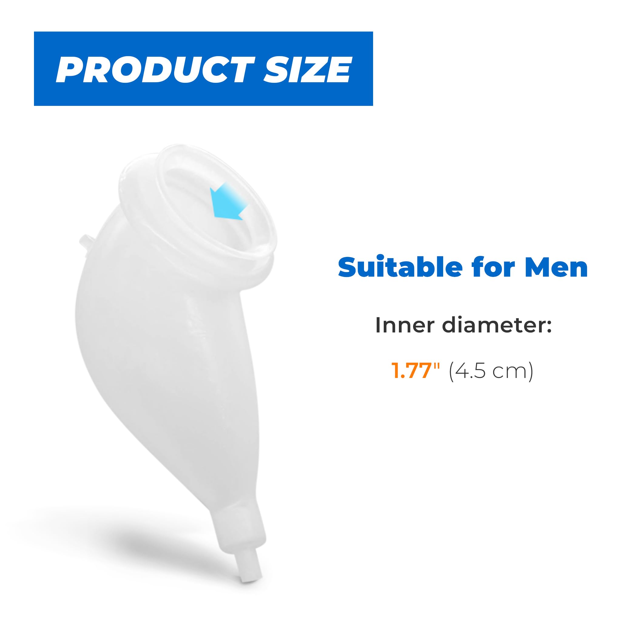 PSNOOK silicone collector offers flexible, durable use with smooth body movement.