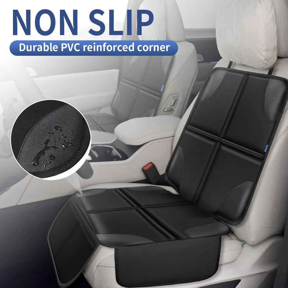 Psumuabrre waterproof backing guards against spills and accidents.
