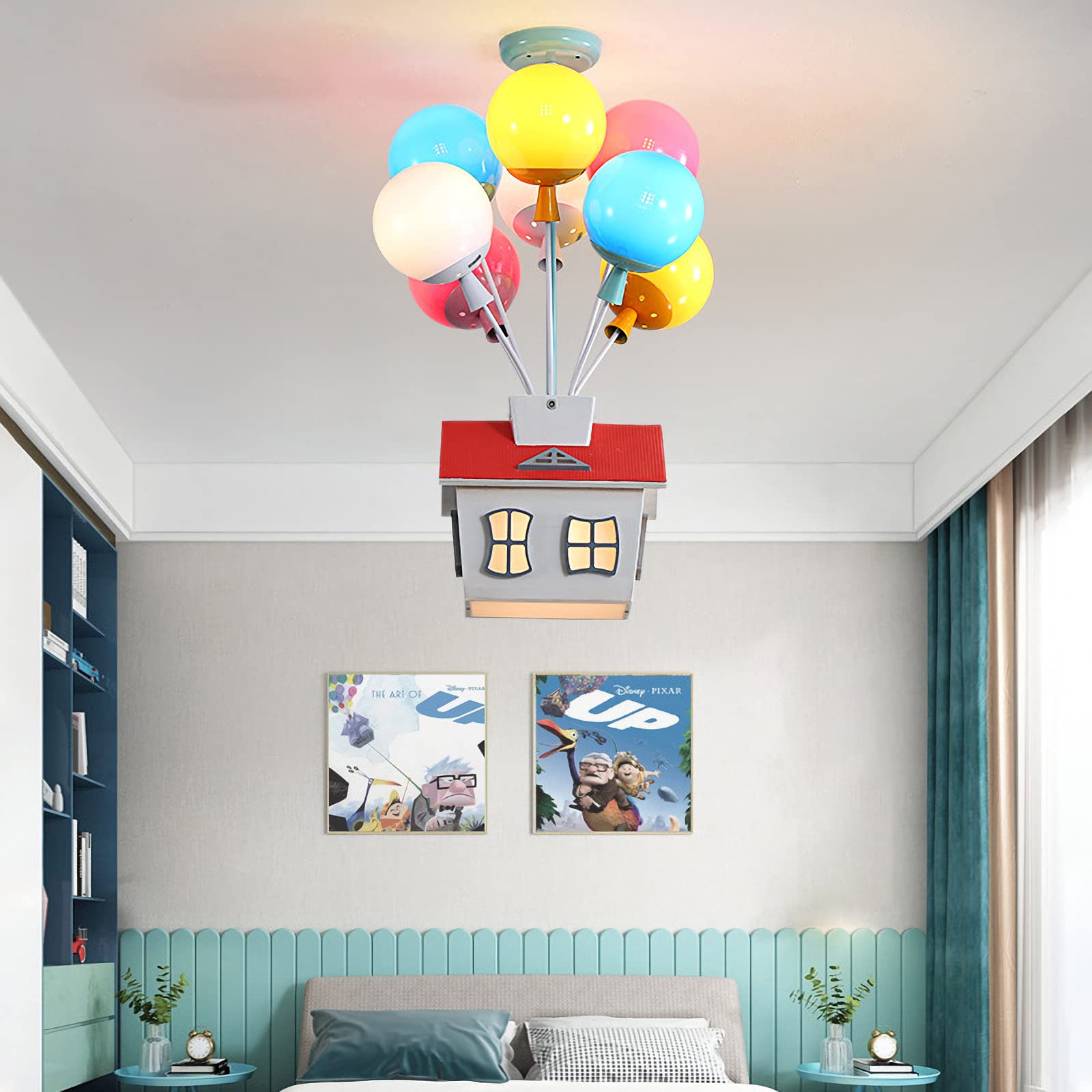PSXPSXO Balloon-wood pendant lamp provides warm, diffused illumination.