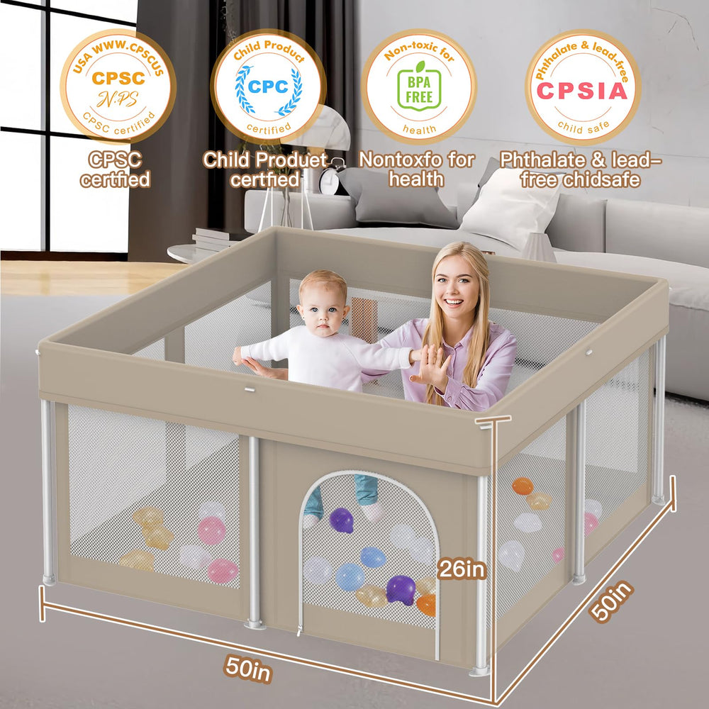 Ptcide non-toxic Oxford fabric used for durable baby enclosure