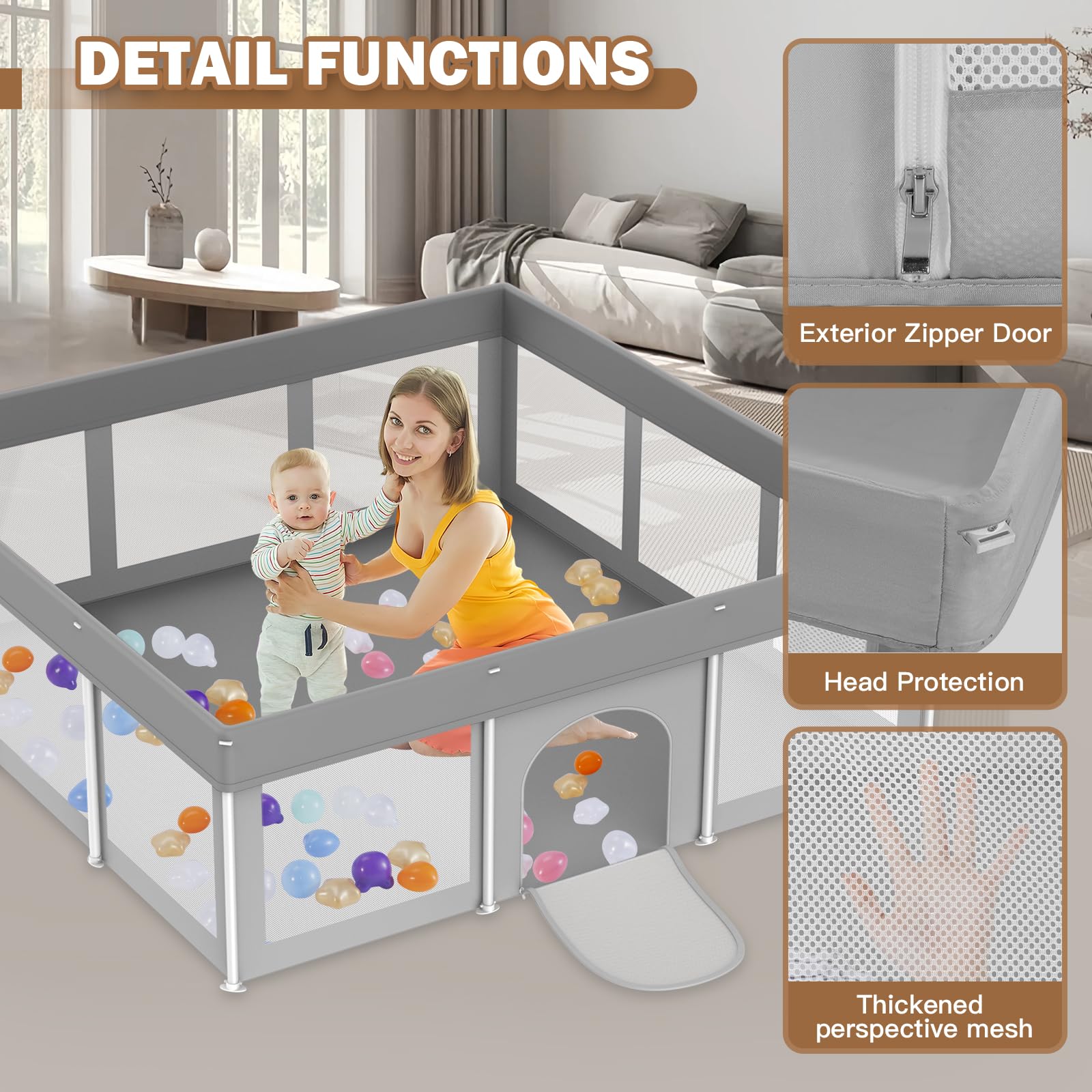 Ptcide playpen travel bag enables convenient outdoor use