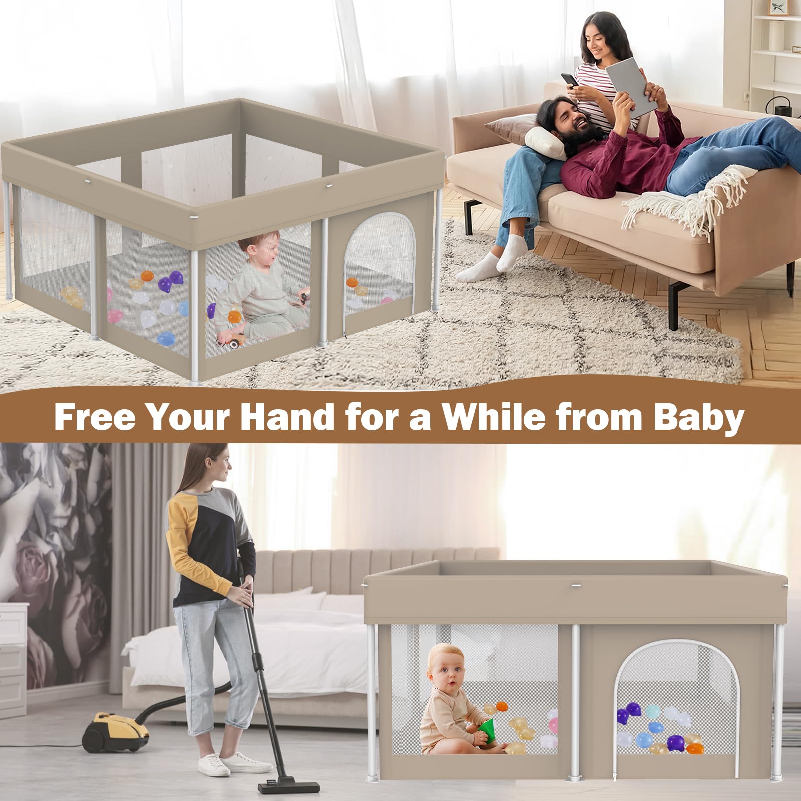 Ptcide safety zipper gate shown for parent-controlled entry