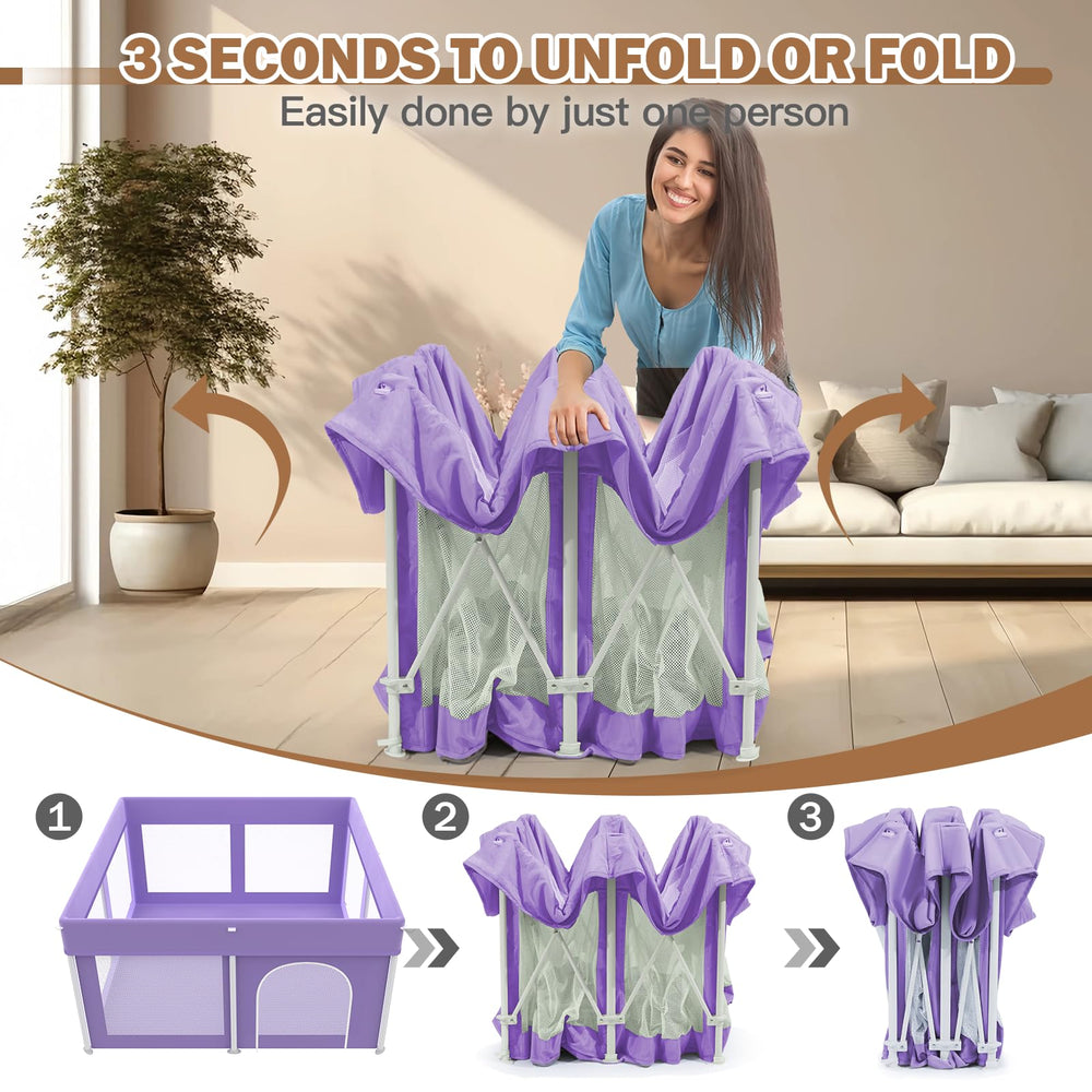 Ptcide travel-bag foldable playpen designed for easy family trips.