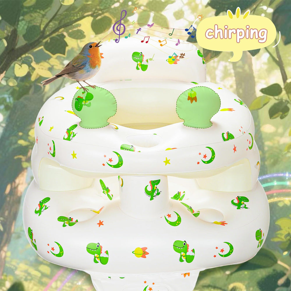 ptlruzk inflatable baby seat anti-tip design for stable learning