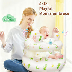 ptlruzk inflatable baby seat with widened base for stable placement