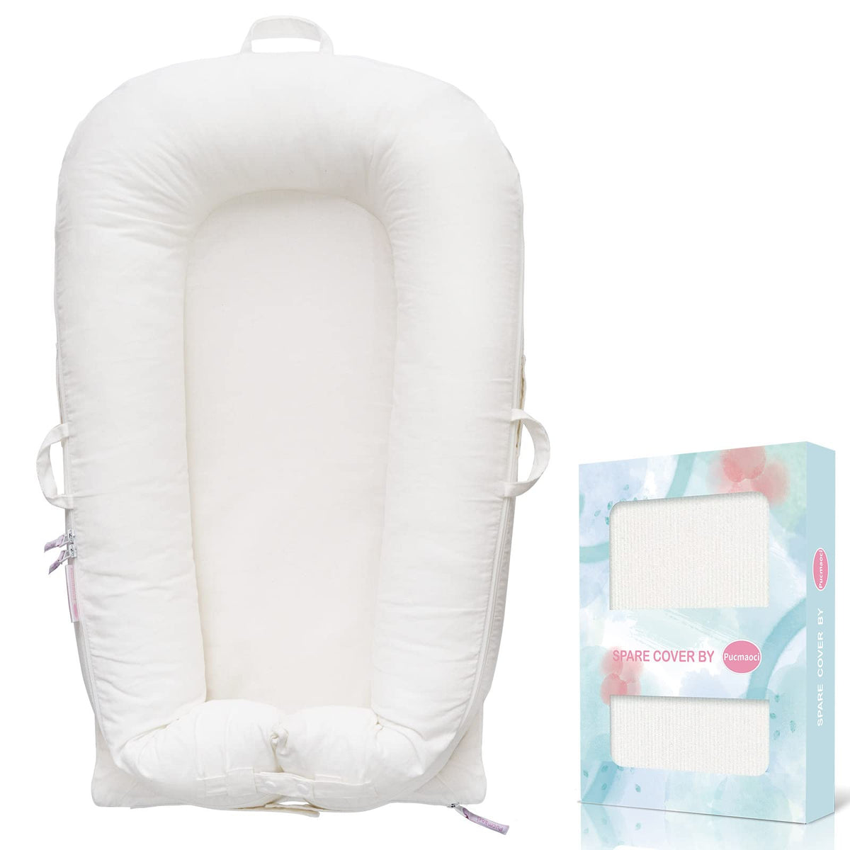 Pucmaoci corduroy baby lounger cover for Dockatot Deluxe+ fits snugly and skin-friendly.