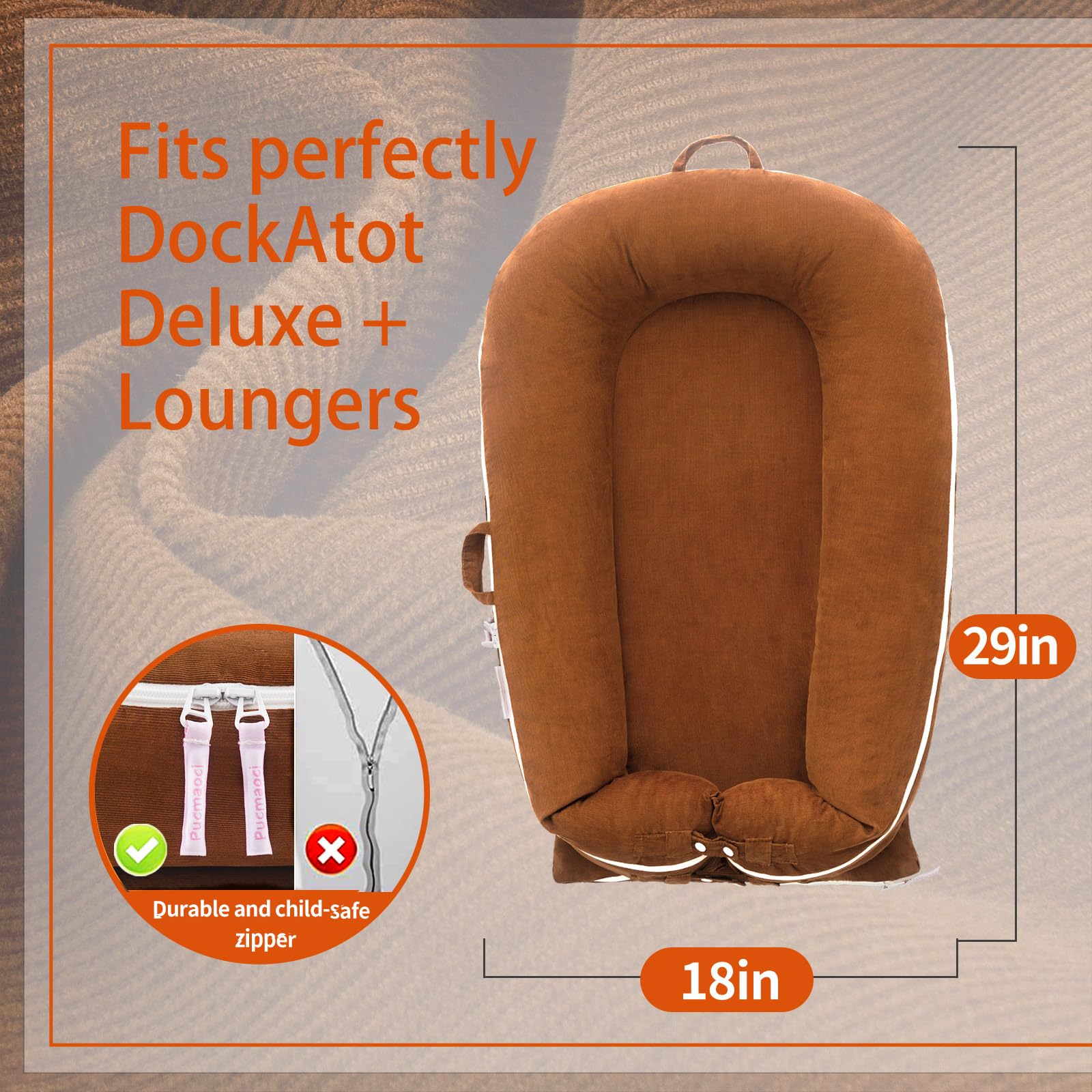 Pucmaoci machine-washable cover, durable color retention after drying.