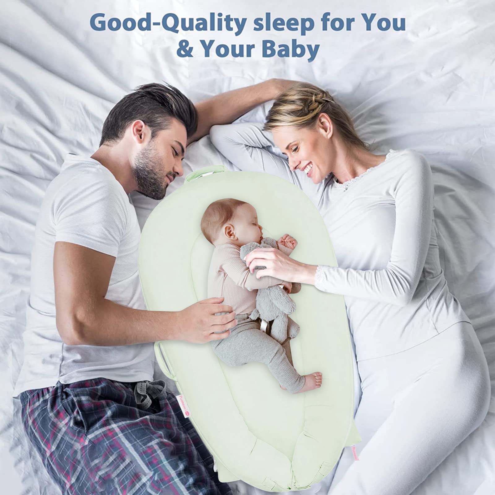 Pucmaoci organic cover is machine washable and dryable for easy care