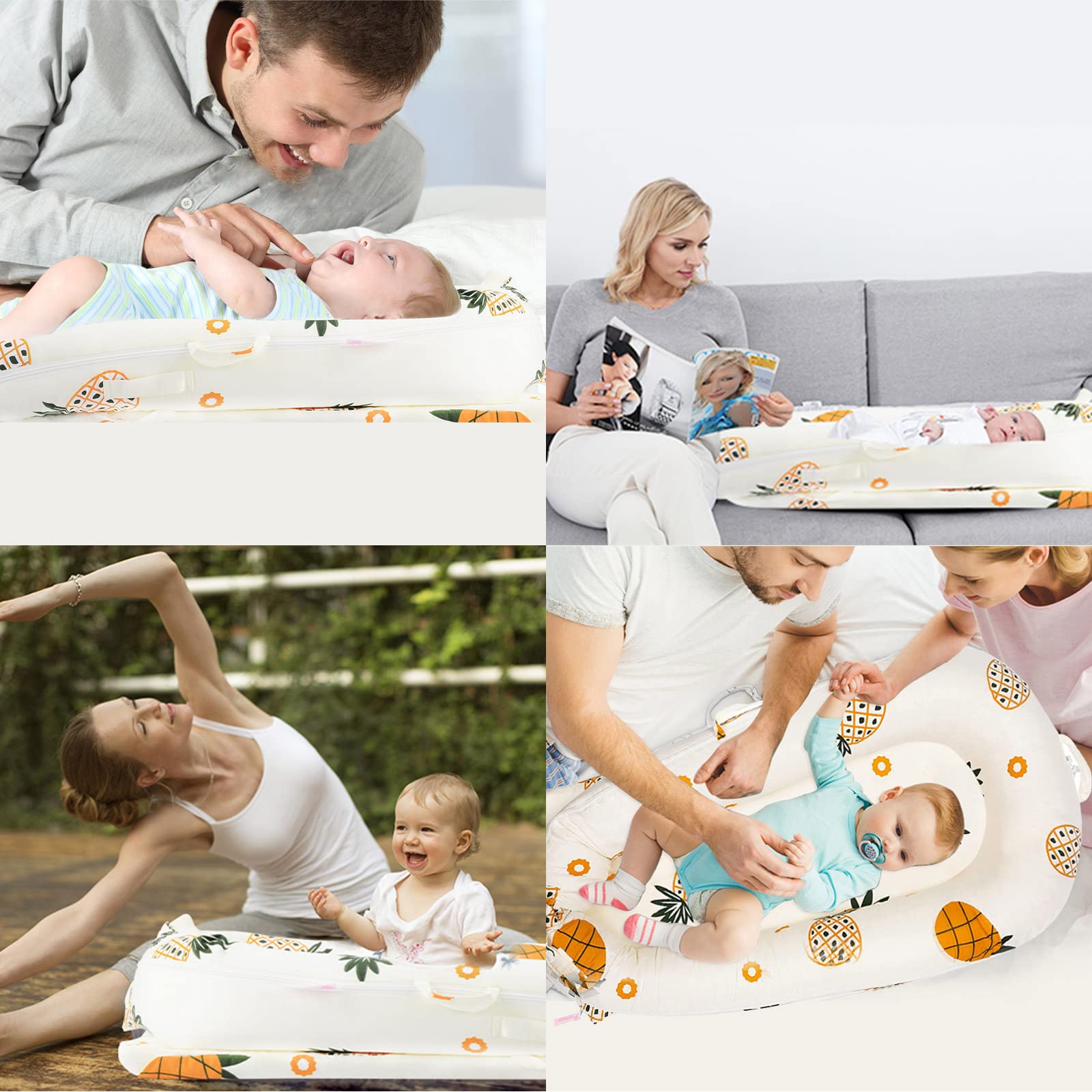Pucmaoci pineapple design adds cheerful nursery style and practicality