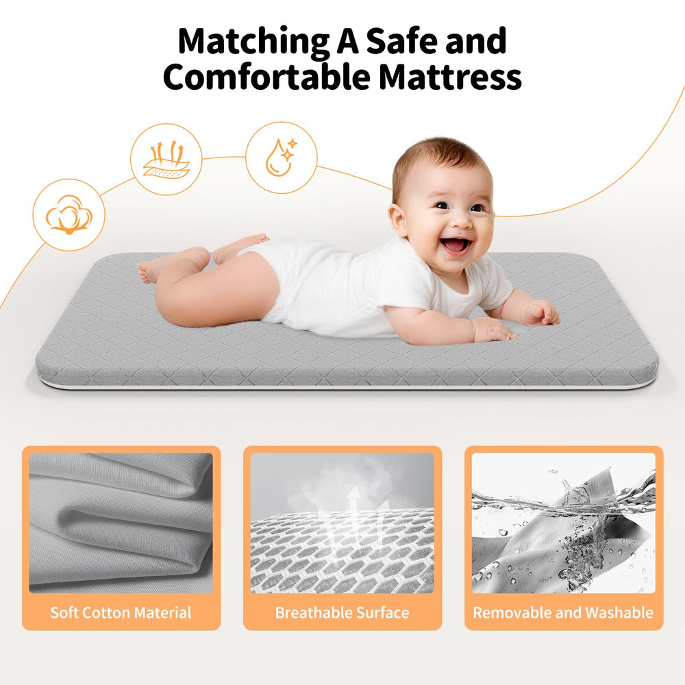 Pudult built-in mosquito net helps keep insects away during sleep.