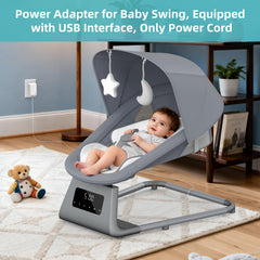 Pudult cry-detection indicator highlighting automatic soothing feature