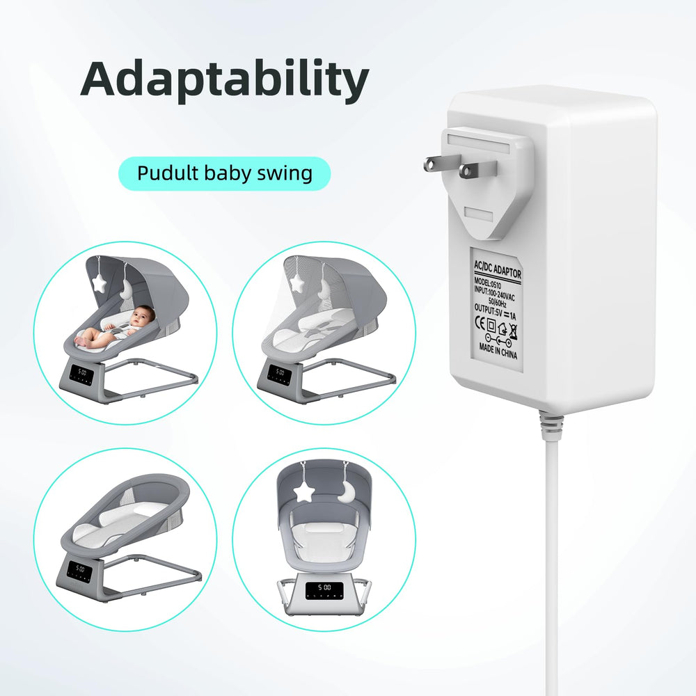 Pudult baby swing designed for indoor and outdoor use with stable frame