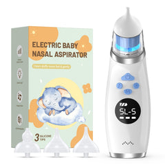 Pudult nasal aspirator with light and music for soothing baby nose care