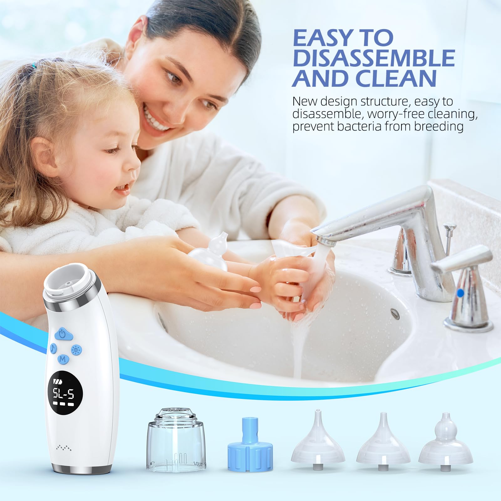 Pudult nasal aspirator travel-friendly companion for busy parents