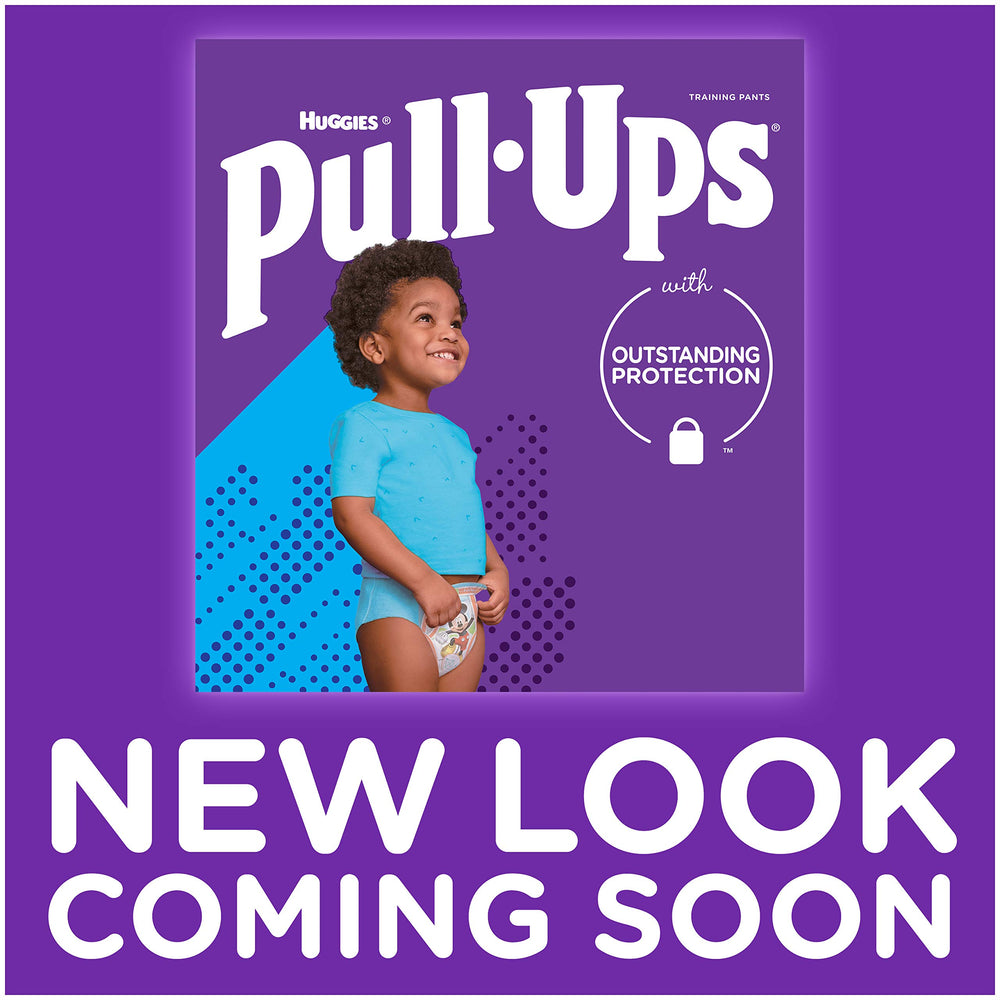Pull-Ups Learning Designs with Mickey, Buzz, Woody graphics fade when wet.