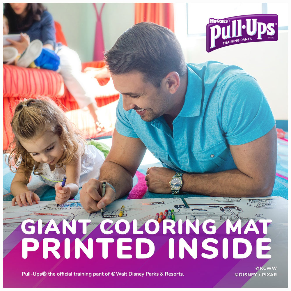 Pull-Ups Learning Designs Girls 2T-3T cotton-underwear feel for comfort.