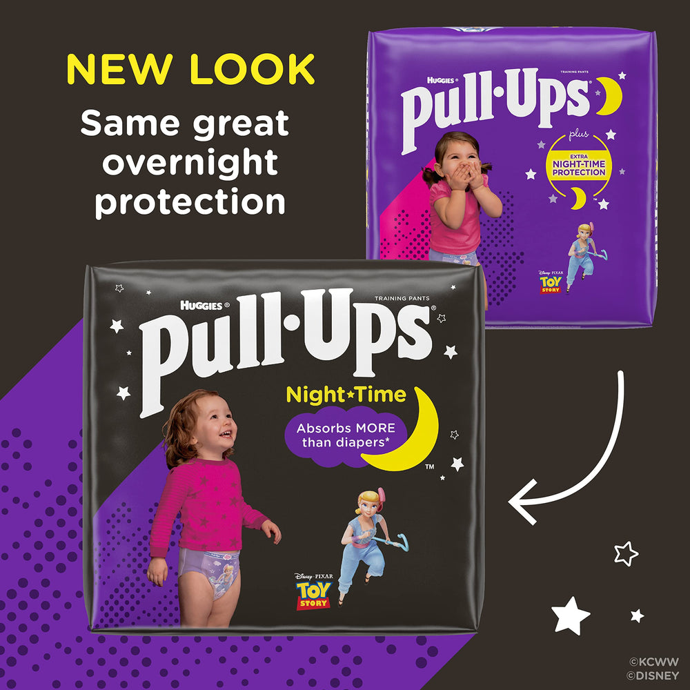 Pull-Ups Nighttime girls back Bo Peep design provides full coverage