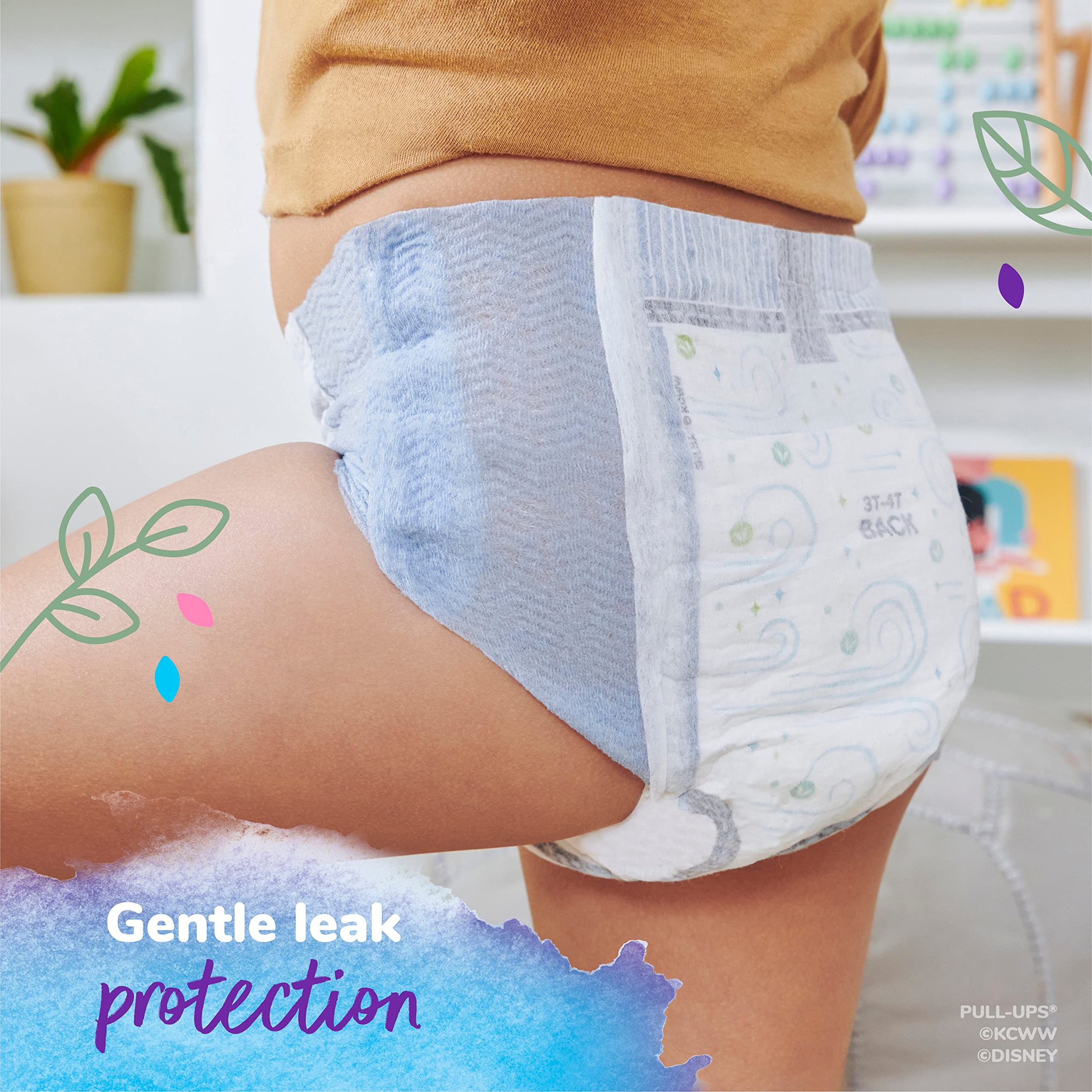 Pull-Ups New Leaf breathable material close-up for comfortable wear