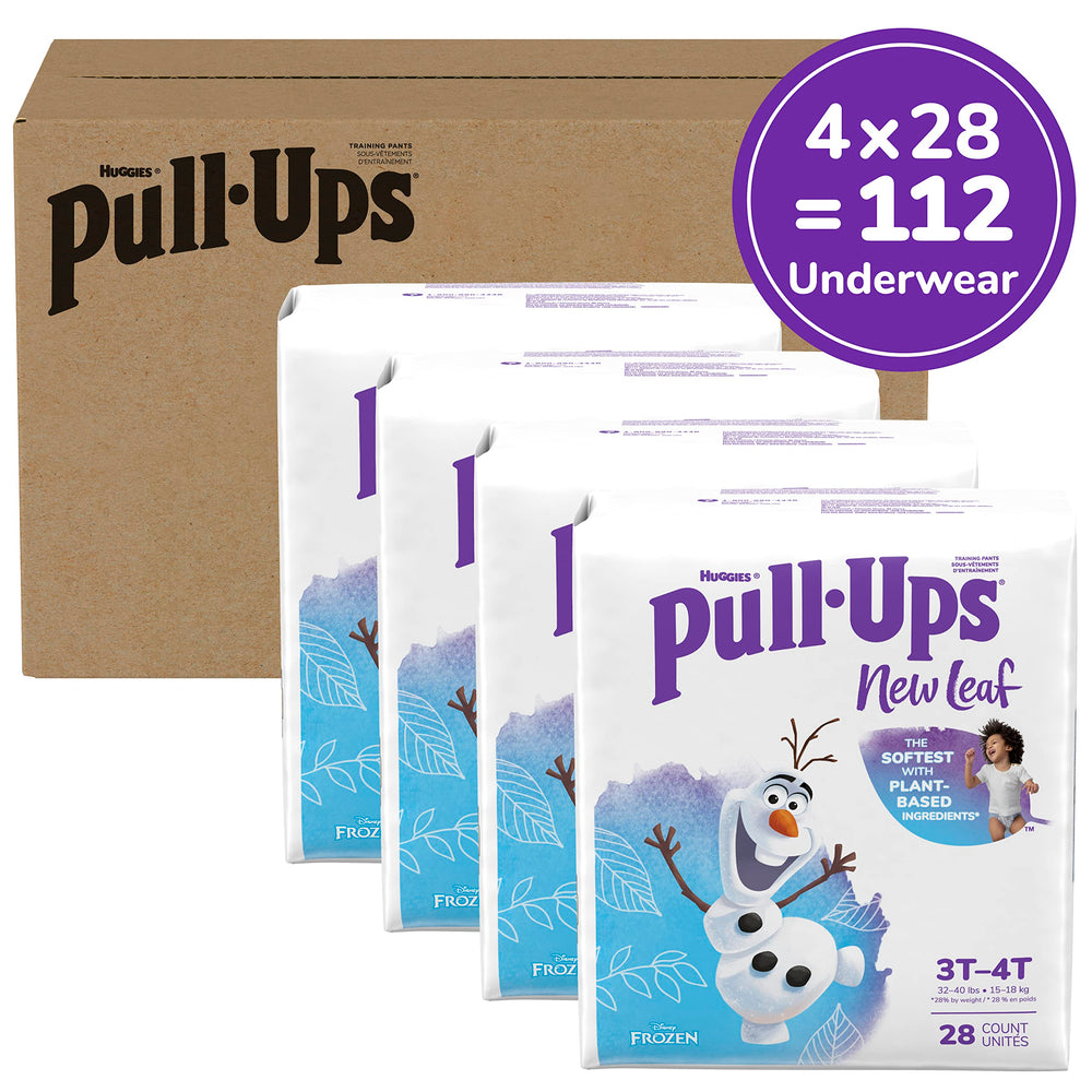 Pull-Ups New Leaf Frozen Olaf back graphic aids quick on-the-go changes