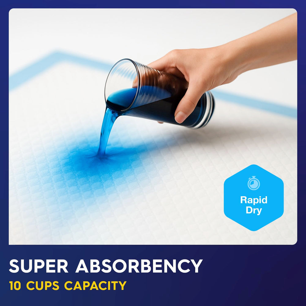 Pulp XXXL multi-layer core delivers strong absorption and quick moisture capture.