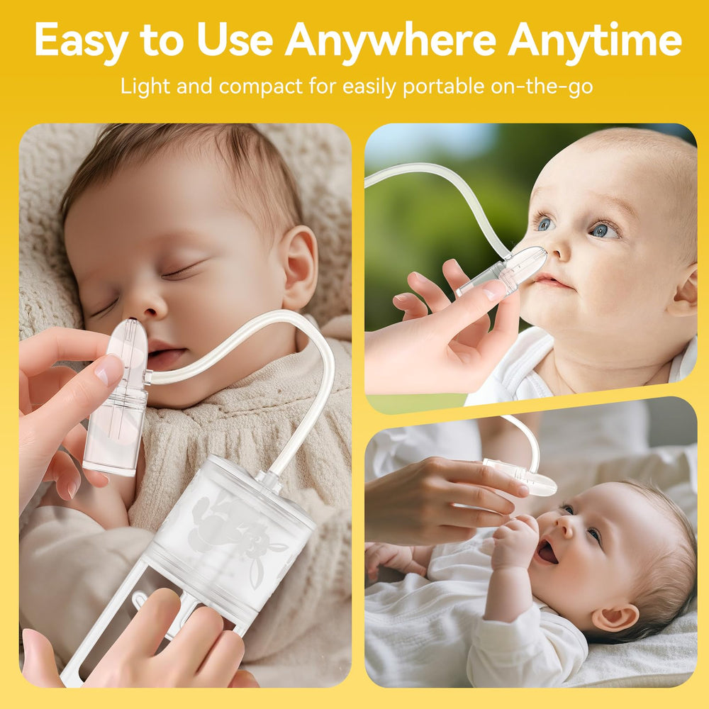 Pumpinose nasal-aspirator cleaning-rinse design makes post-use upkeep simple
