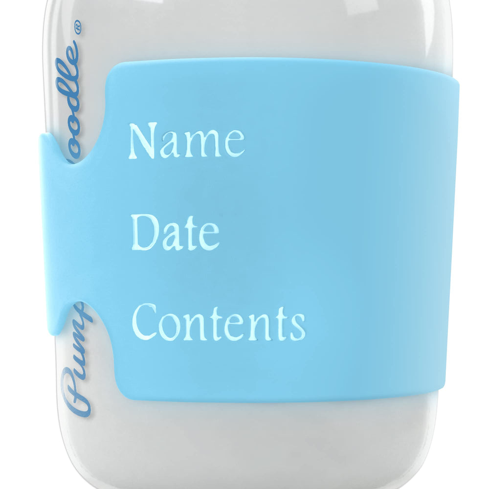 Free dry erase marker included for quick, erasable bottle labeling with Pumpkin Doodle