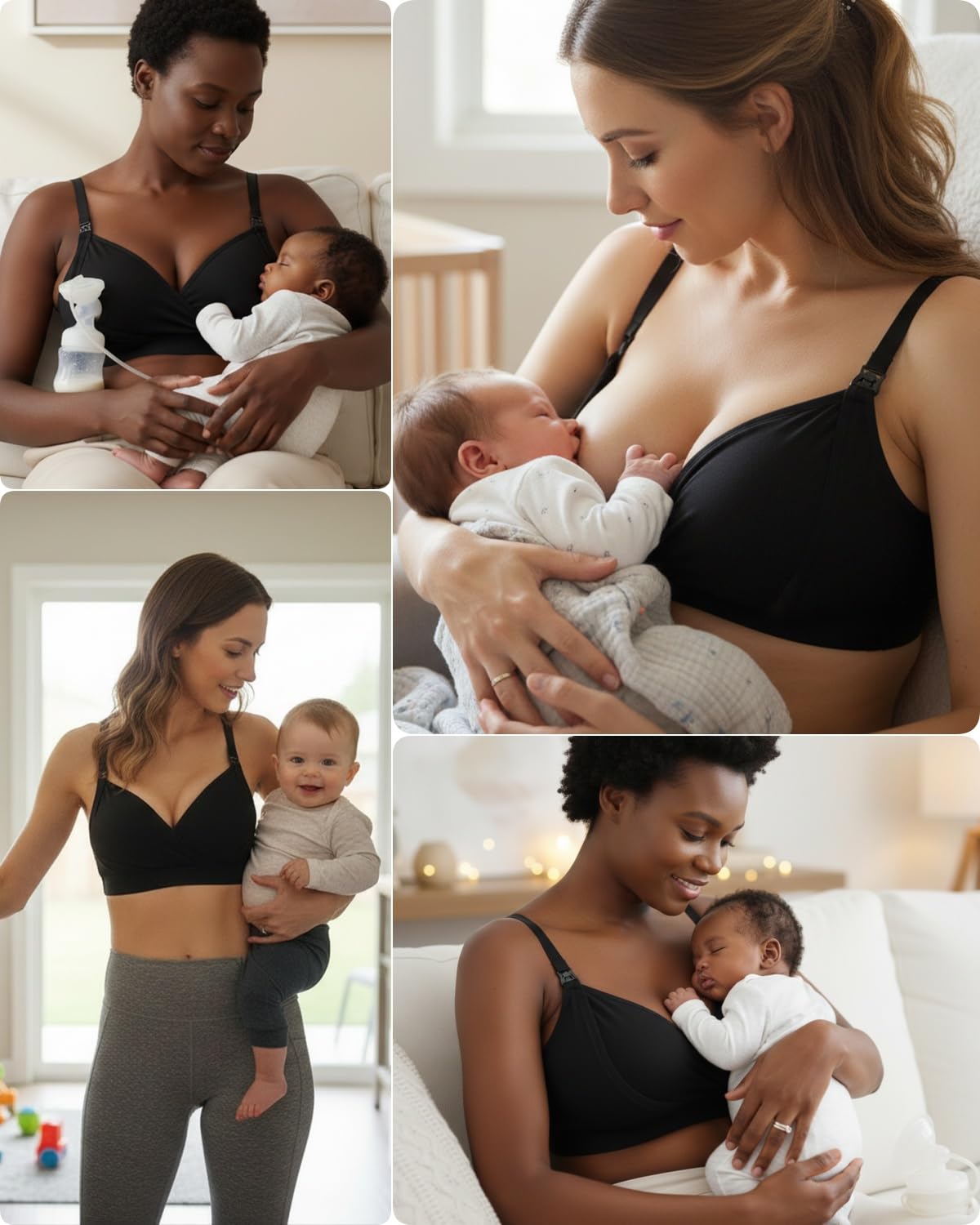 PUMPKIN PUMP machine washable nursing bra for easy care