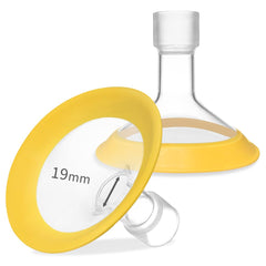 PUMPMOM-US 19mm oval flange shield for Medela, comfort during pumping.