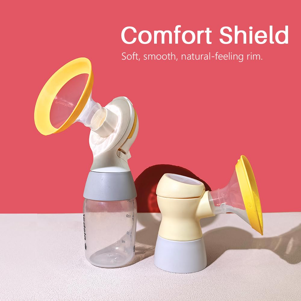 PUMPMOM-US compact shield design for easy storage and quick changes.