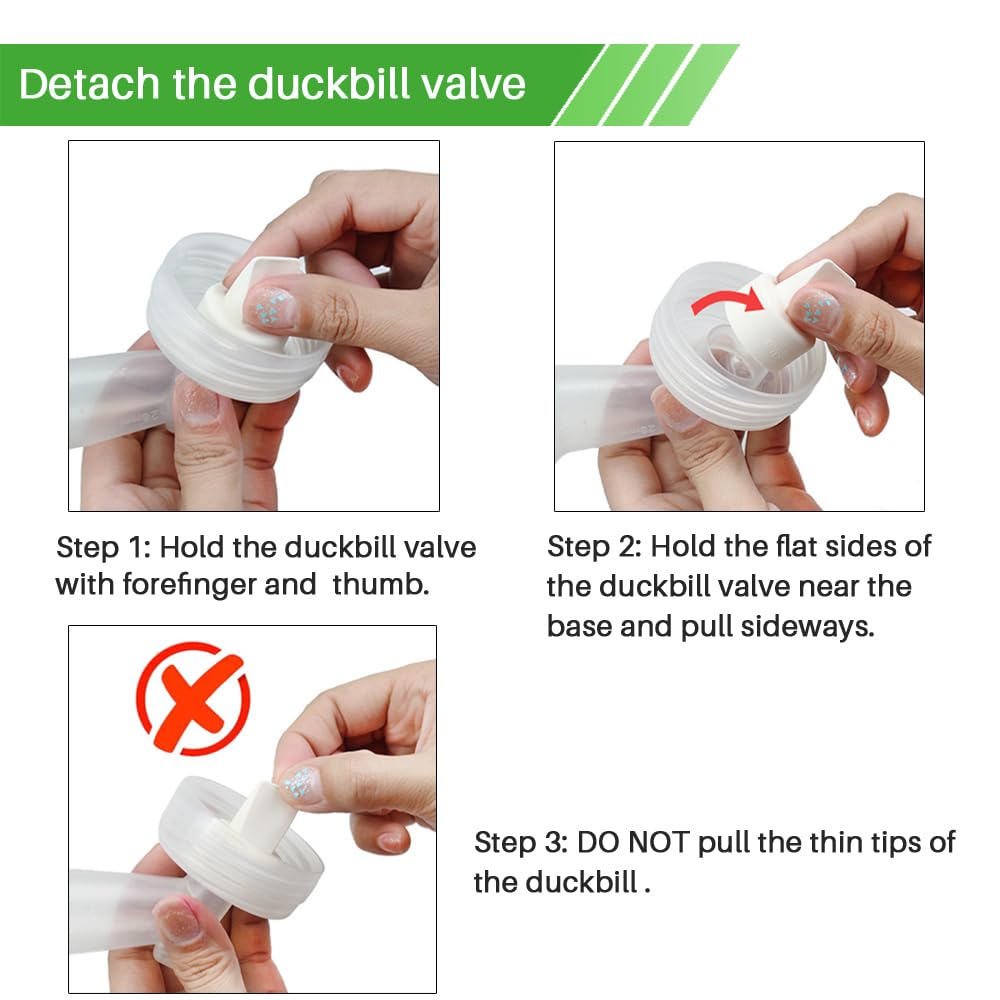 Retail-sealed PumpMom duckbill valves, a manufacturer-sealed replacement set.